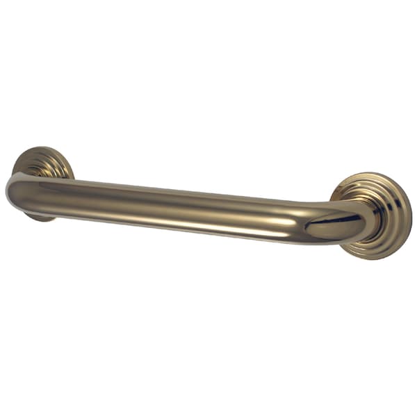 Milano Contemporary Grab Bar, 38-13/16" L, Brass, Polished Brass DR214362 - main